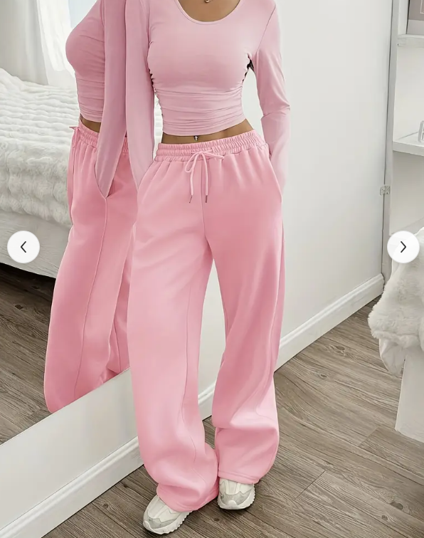 Pink Jogger Sweatpants